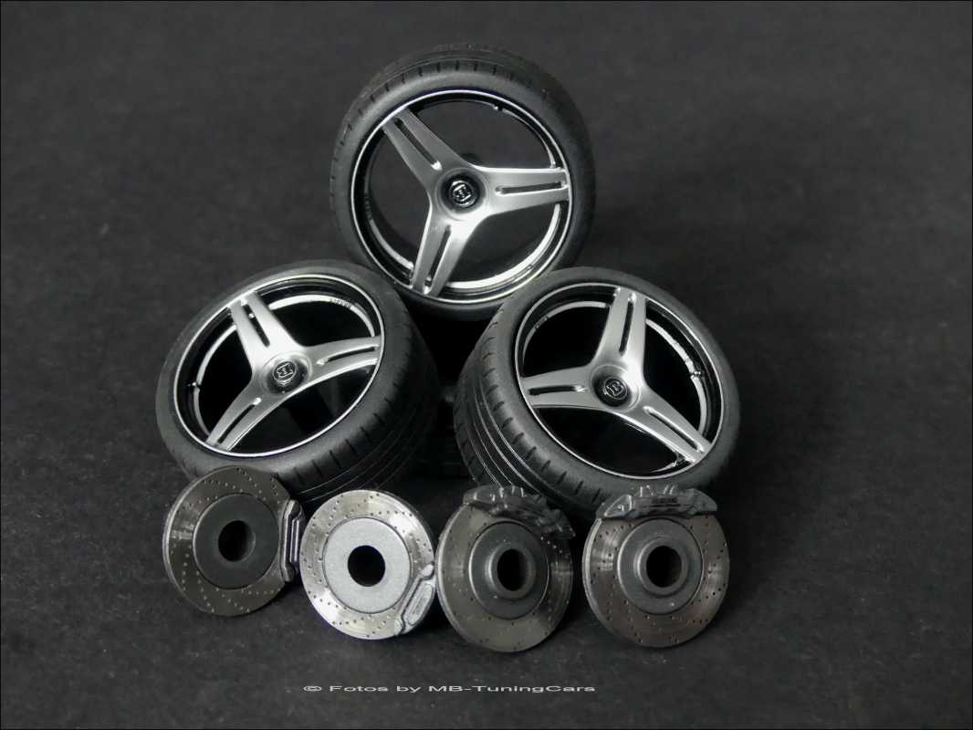 1:18 MB Brabus 750 Bodo.B. Edition Felgensatz